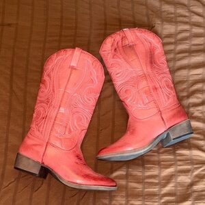 Red/Pink Western Cowboy Boots